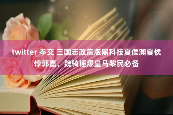 twitter 拳交 三国志政策版黑科技夏侯渊夏侯惇郭嘉，魏骑锤爆皇马黎民必备